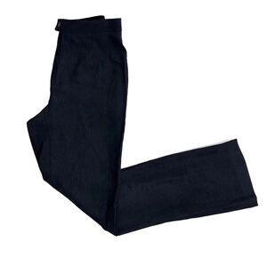 Dana b. and Karen Women’s Size 6 Small Dark Blue Suede High Waisted Casual Pants